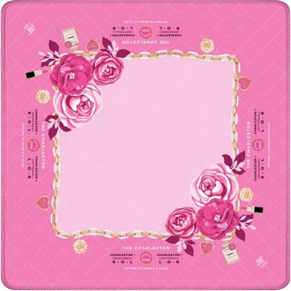 Charming Blooms Mahjong Mat