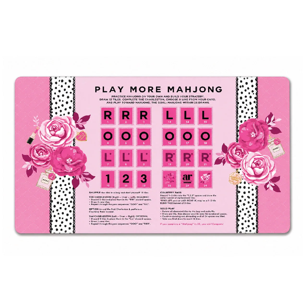 Eau De Mahj Solo Play Mahjong Mat