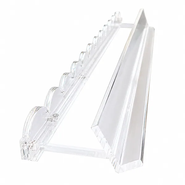 Clear Acrylic Rack Set — Scalloped Pushers