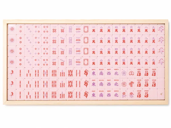 Tradewind Mahjong Tile Set – Petal Pink