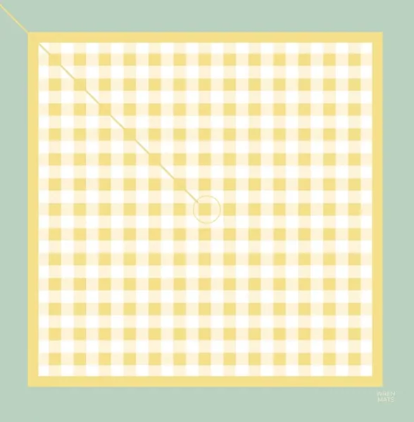 Yellow Umbrella Table Mat