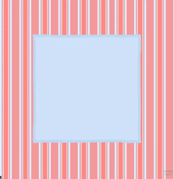 Coral Stripe Mat