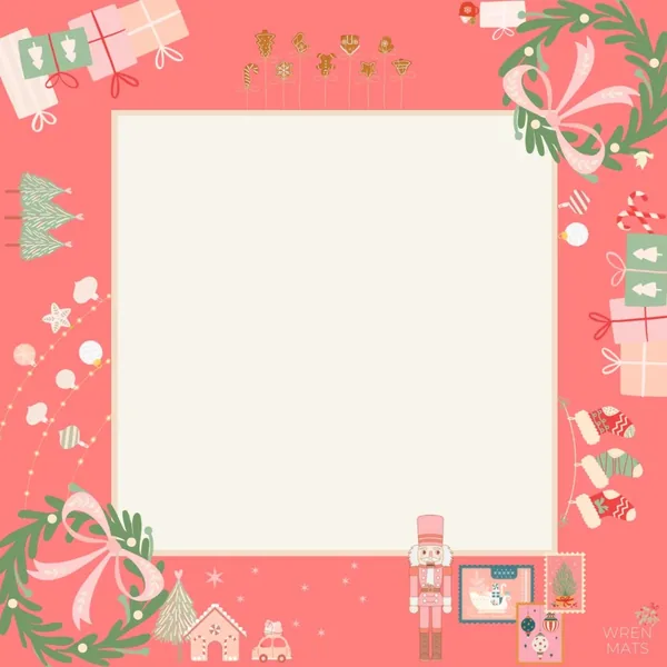 Candyland Christmas Mat