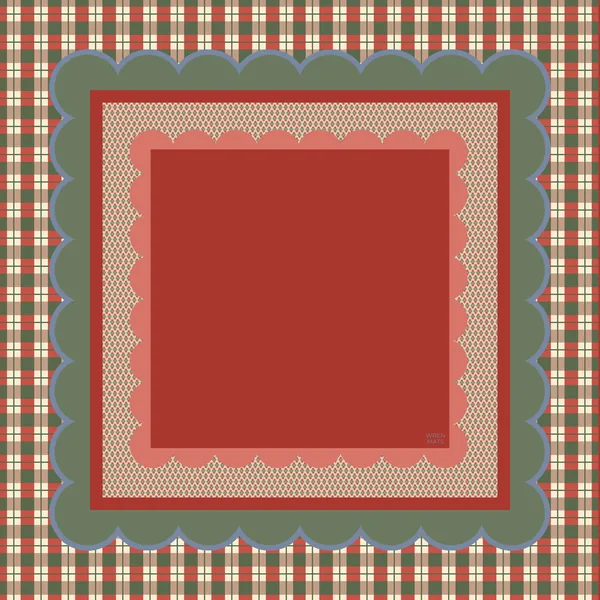 Cottage Core Christmas Mat