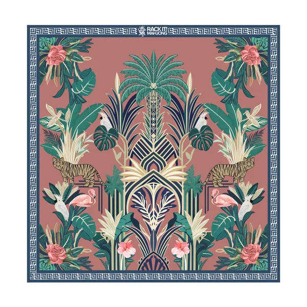 Jungle Royale Mahjong Mat