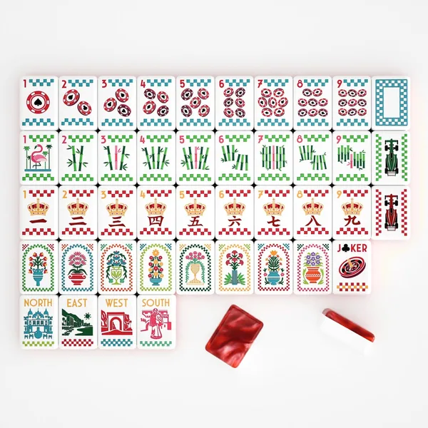 Monaco Mahjong Tile Set
