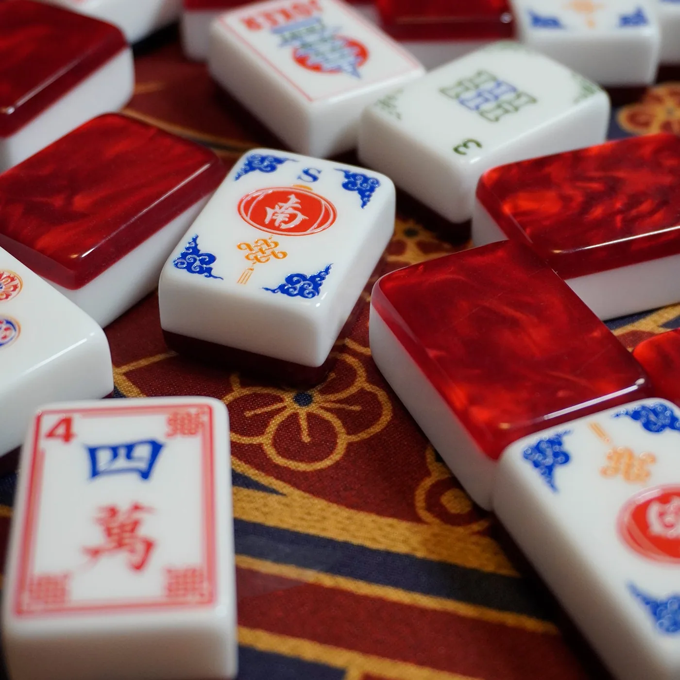 Legacy Mahjong Tile Set | Ruby Edition