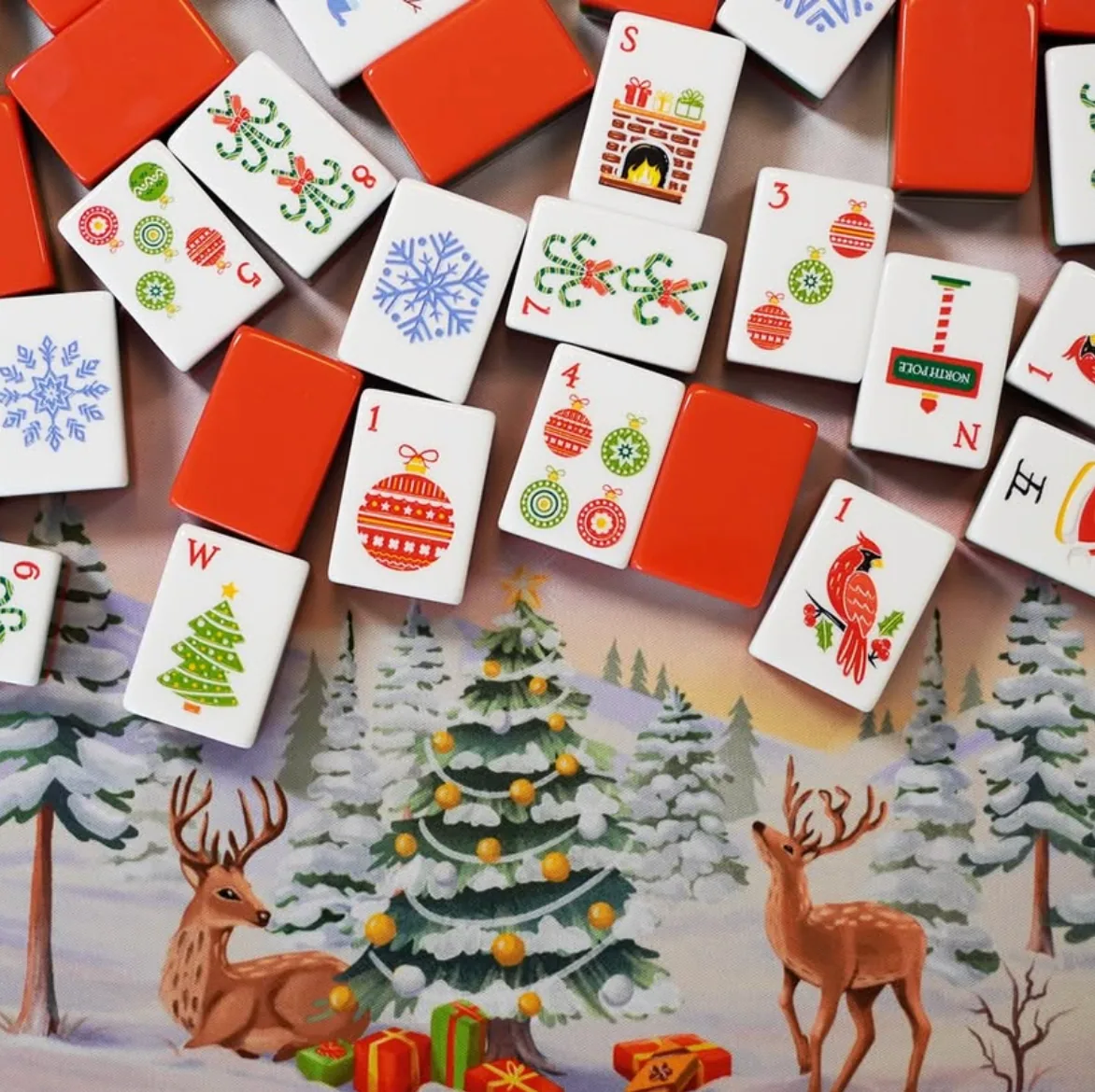 Terrific Tidings Mahjong Tile & Mat Bundle (PRE-ORDER FINAL BATCH)