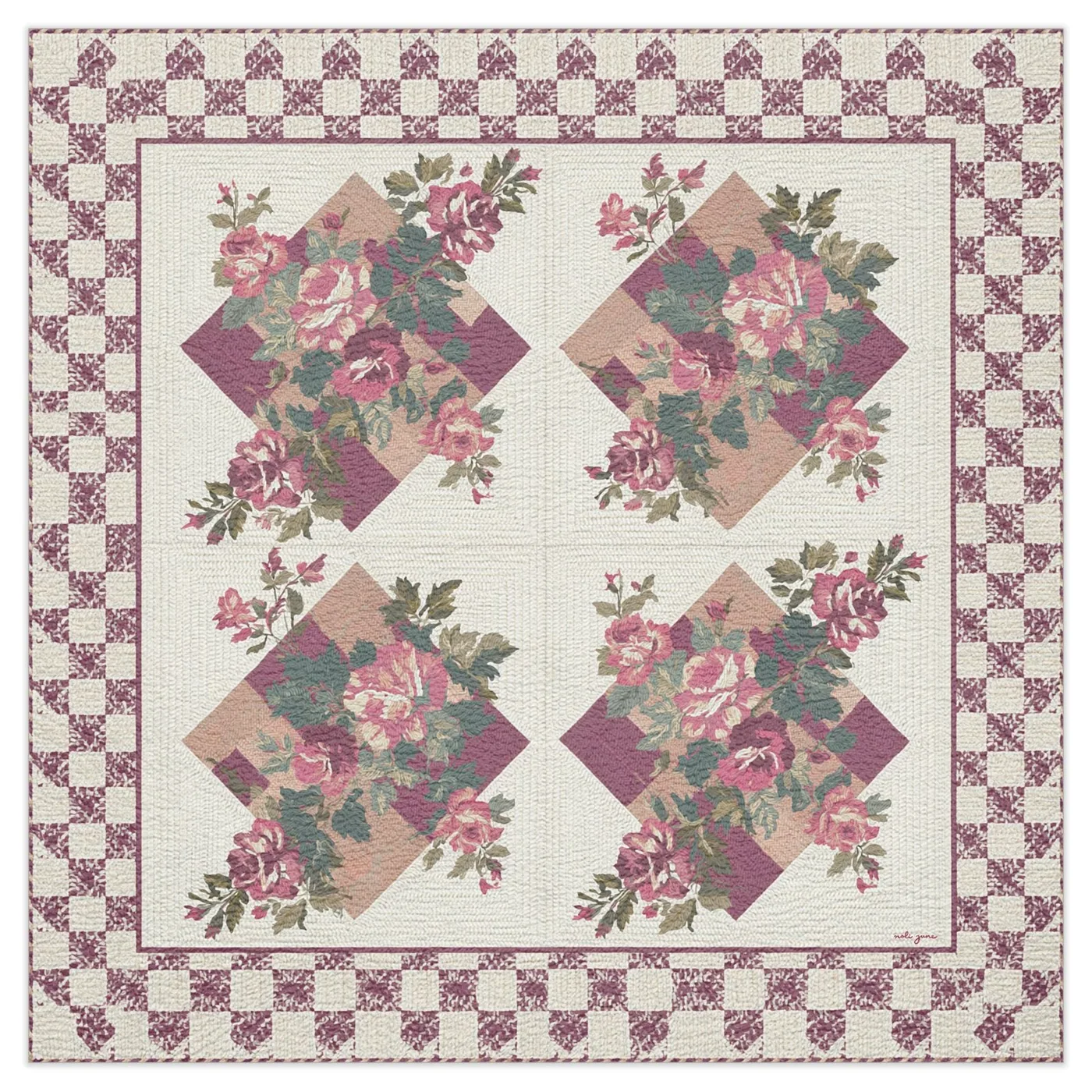 Lena Took Seven Months to Needlepoint a Pillow
