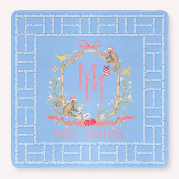 Bamboo Blossom Mahjong Mat – Christmas Edition