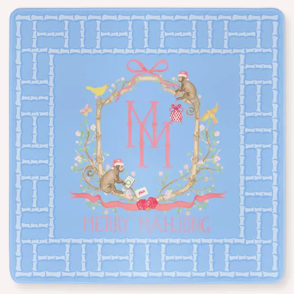 Bamboo Blossom Mahjong Mat – Christmas Edition
