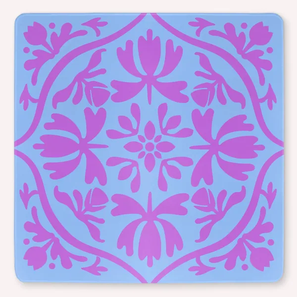 Lavender Ice Mahjong Mat