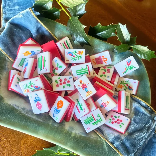Holiday Soirée Mahjong Tiles