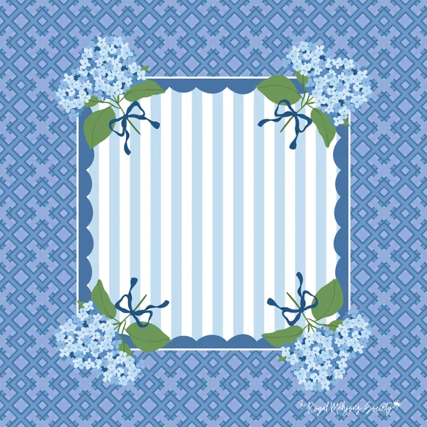 Hydrangea Mahjong Mat