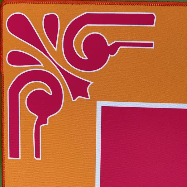 Citrus Orange and Pink Classic Mat