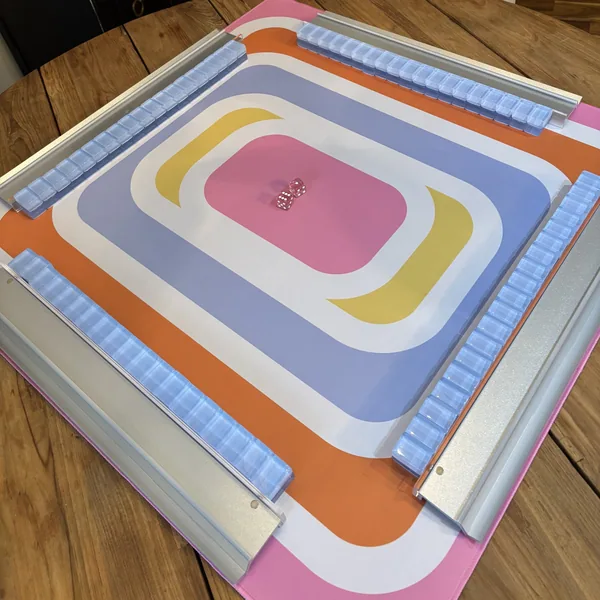 Classic Geometric Concentric SOAP pastel mat