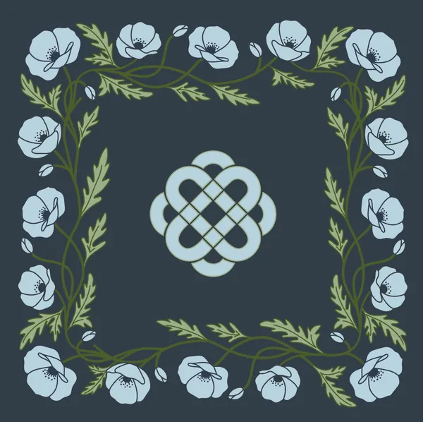 Navy Mystic Knot Neoprene Mat