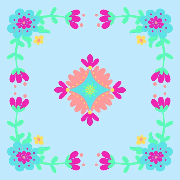 Scandinavian Floral Neoprene Mat