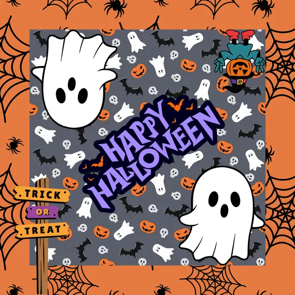 Happy Halloween Neoprene Mat