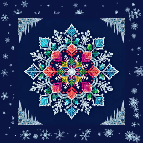 Winter Wonderland Neoprene Mat