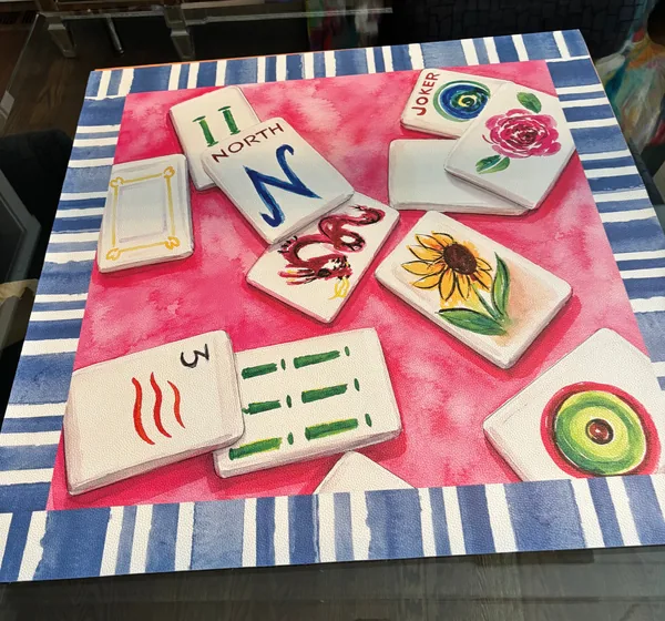 Tossing Tiles Leatherette (Artist Collab) Mat