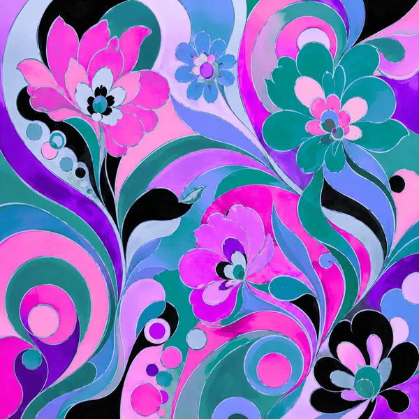 Vibrant Purple Scarf Leatherette Mat