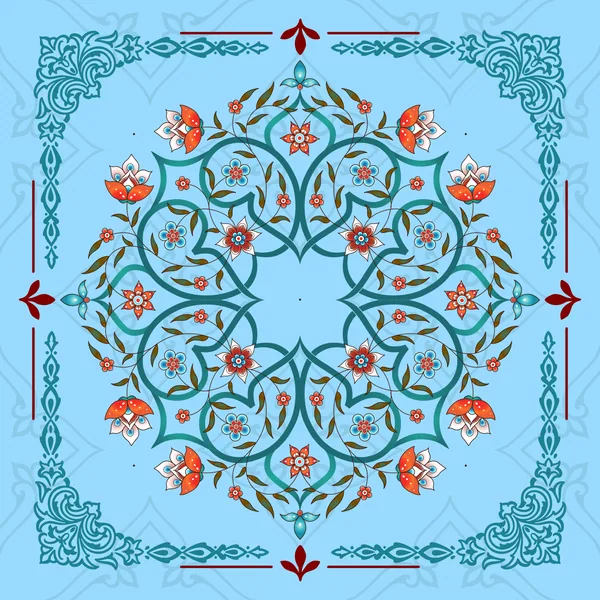 Floral Scrolls Mat