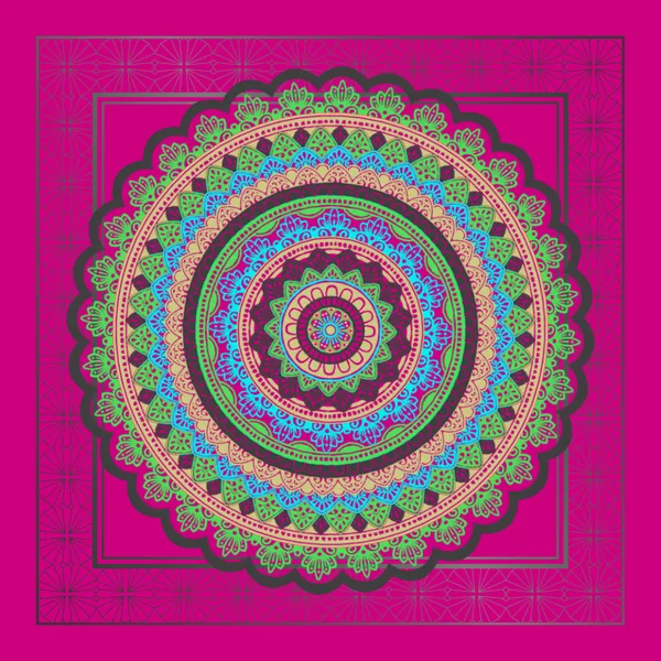 Neon Daze Queen Neoprene Mahjong Mat