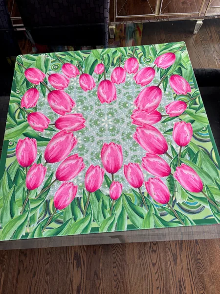 Tulips Bouquet Artist Collab Mahjong Mat