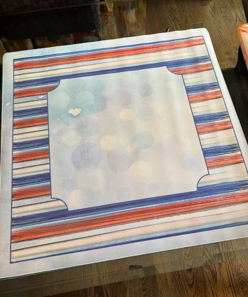 Bubble Stripes Artist Collab Mahjong Mat