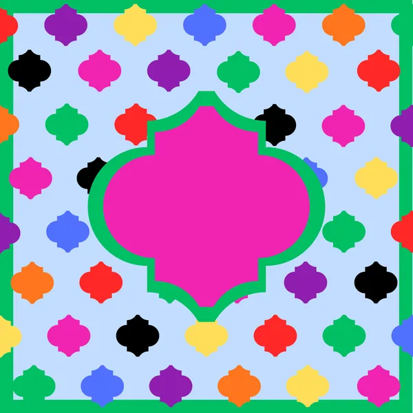Primary Arabesque Neoprene Mahjong Mat