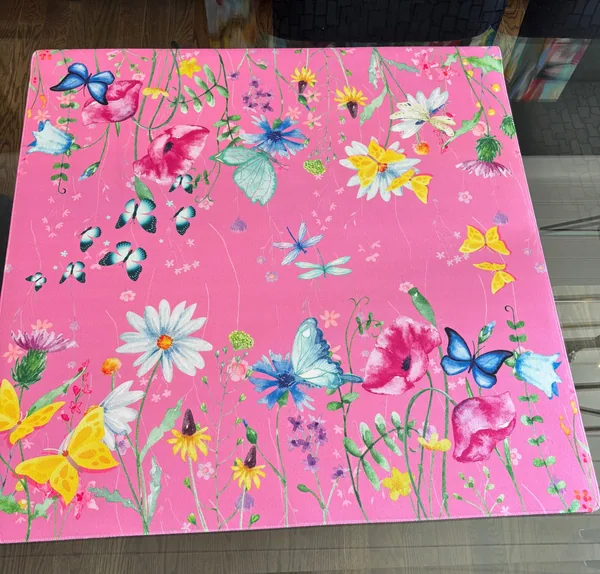 Butterflies in the Park Neoprene Mahjong Mat