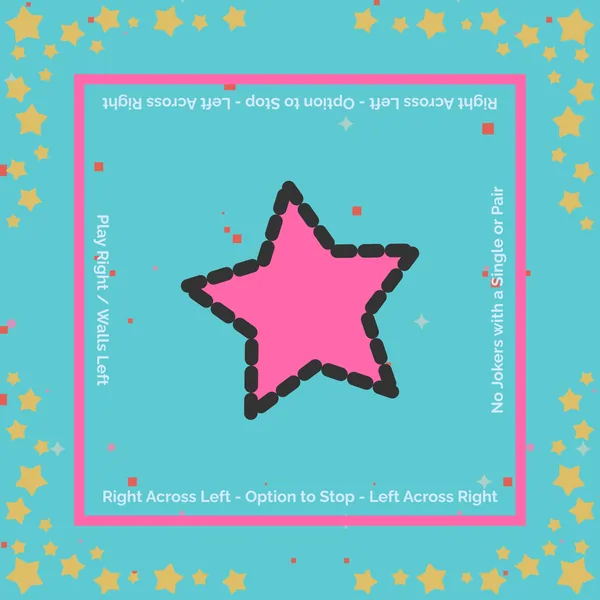 Glitter Stars Mahjong Mat