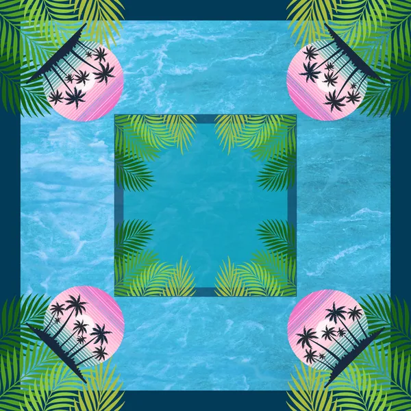Surfs Up Travel Mahjong Mat: Mahj Game Tabletop (20.9-inch)