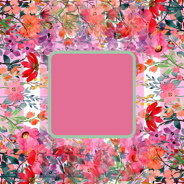 Pink Blooms Mahjong Mat, Neoprene