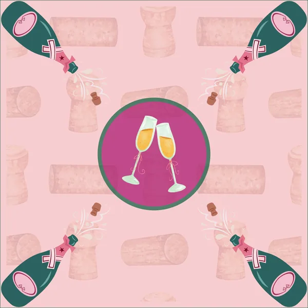 Champagne Toast Mahjong Mat