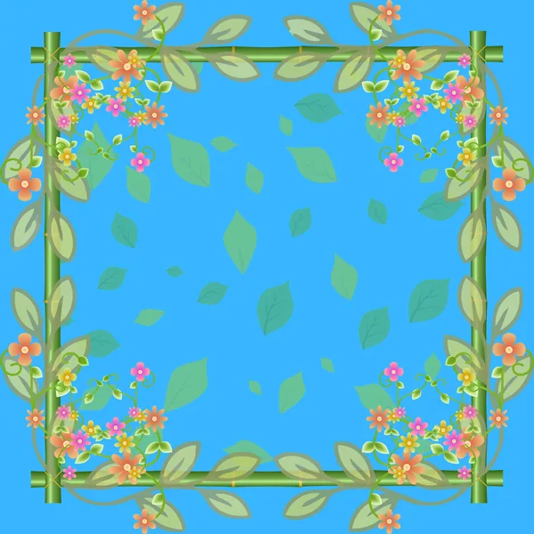 Peachy Flowers Vibe Mahjong Mat