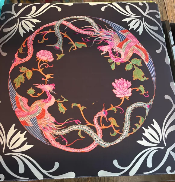 Rooster Sphere Mahjong Mat