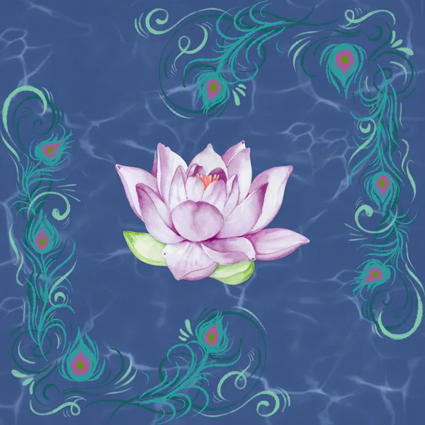 Plum Lotus Mahjong Mat