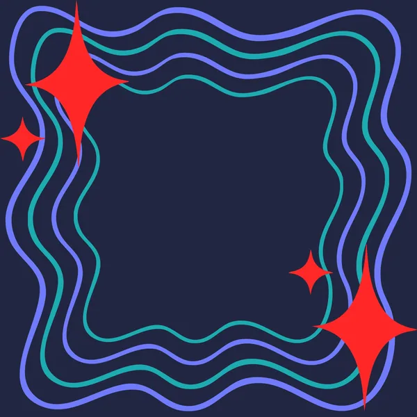 Navy and Red Pop Mahjong Mat