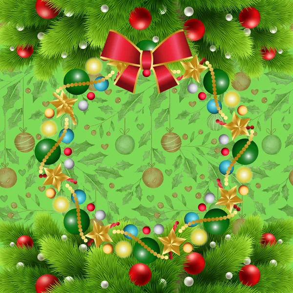 Garland Christmas Neoprene Mat