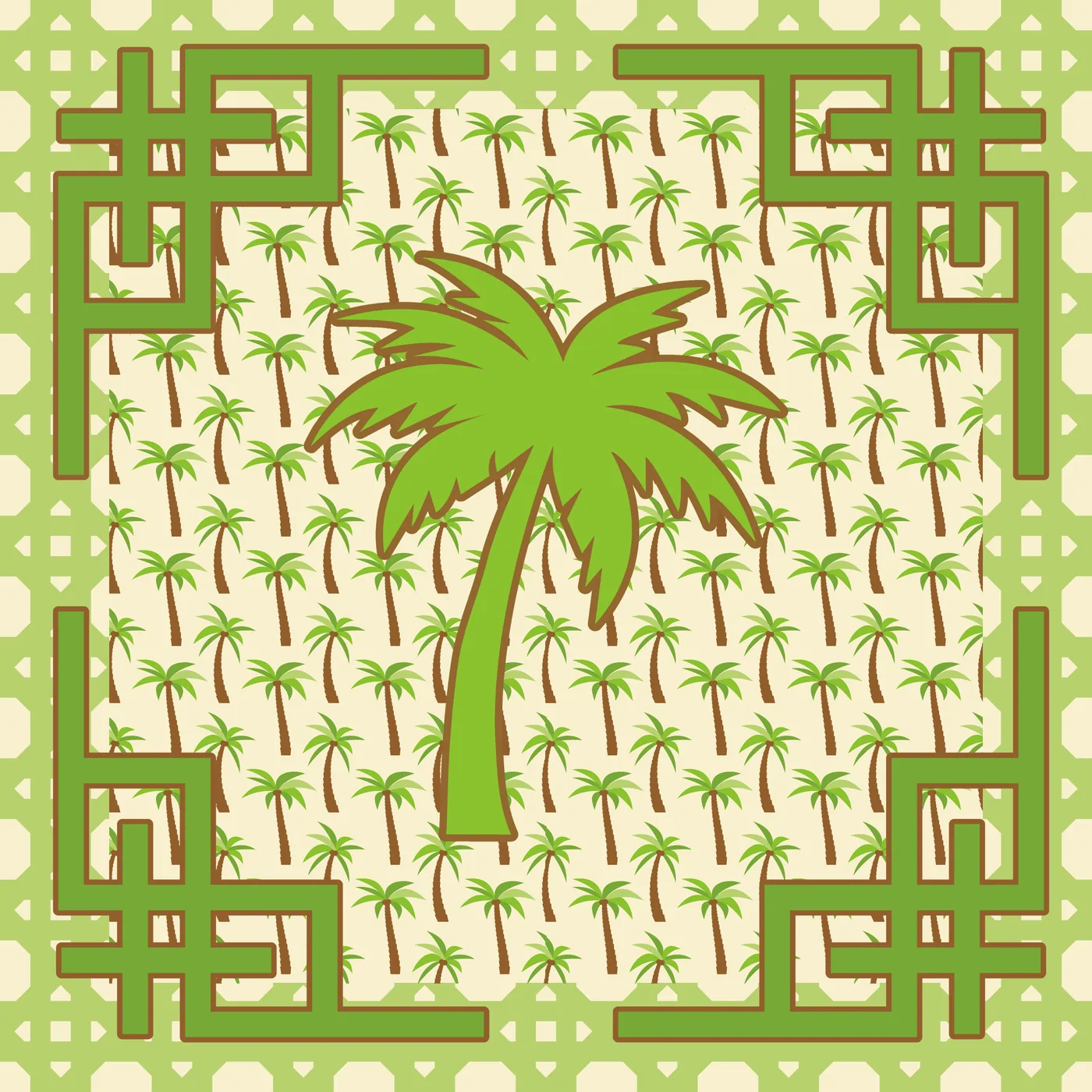 Palm Court Neoprene Mat
