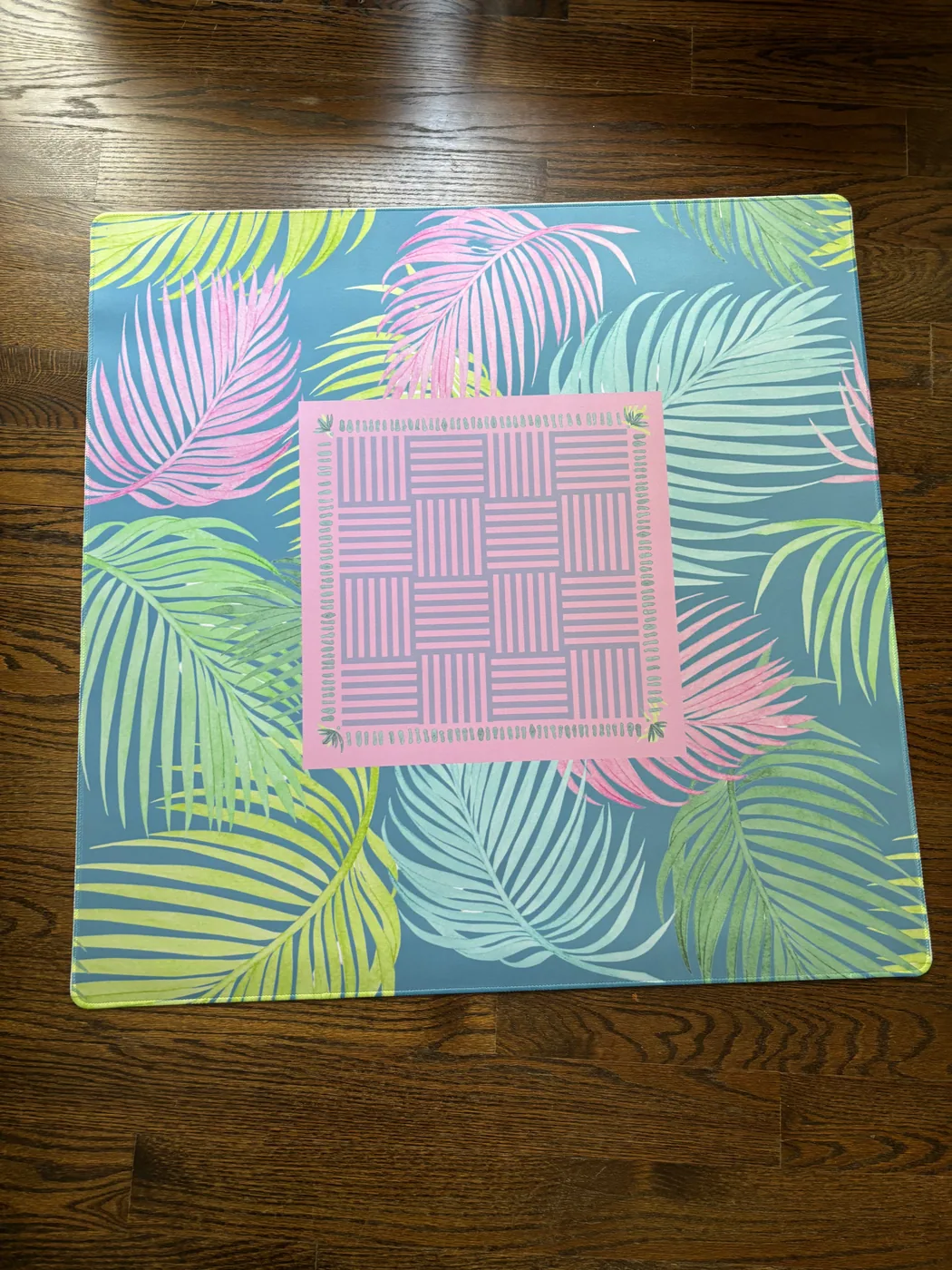 Palm Fronds Neoprene Mat