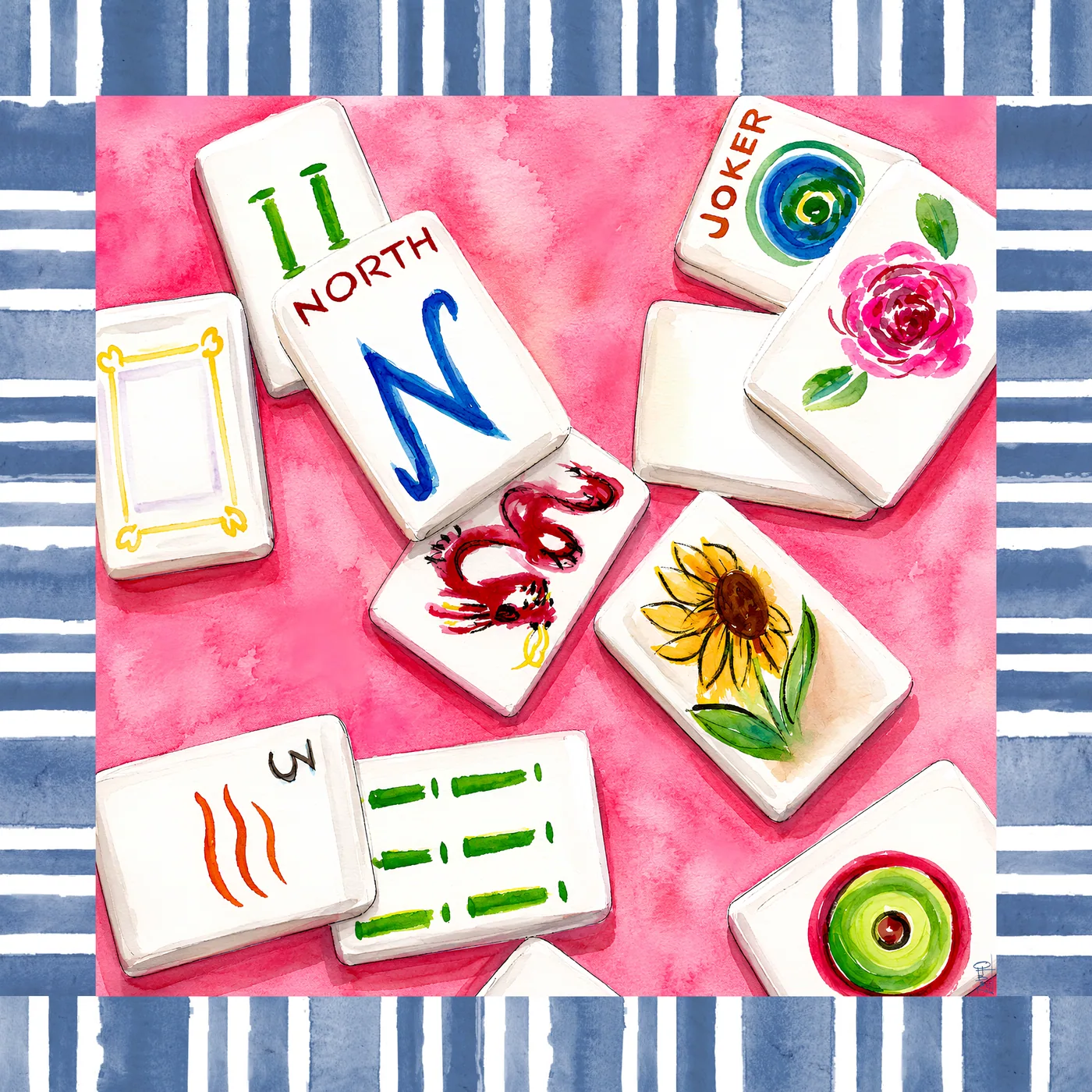Tossing Tiles Artist Collab Neoprene Mat