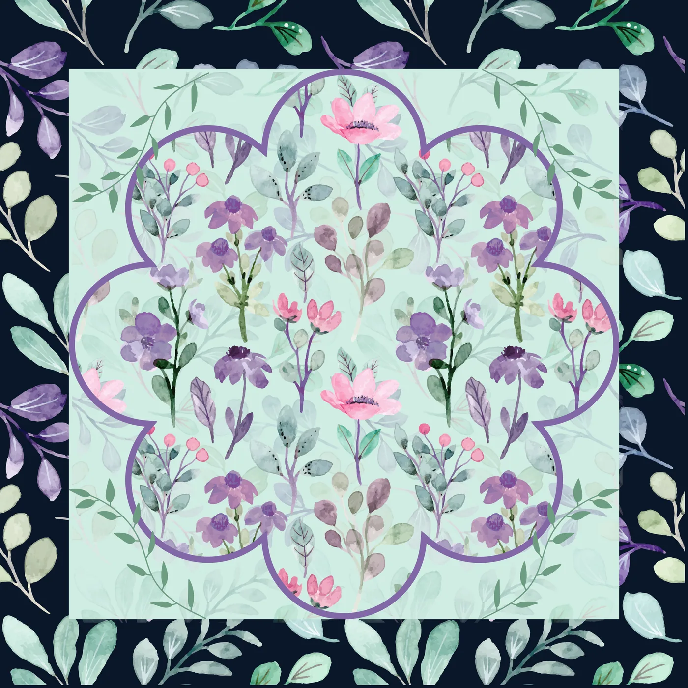 Secret Garden Neoprene Mat