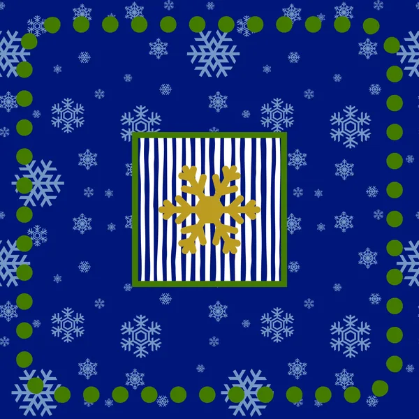 Alpine Snowflakes Neoprene Mat