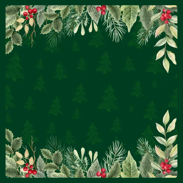 Emerald Night Christmas Neoprene Mahjong Mat