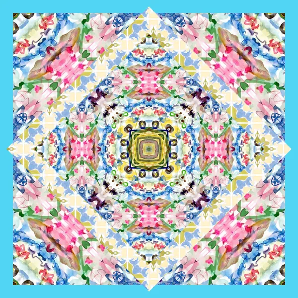 Bohemian Kaleidoscope Artist Collab Neoprene Mahjong Mat