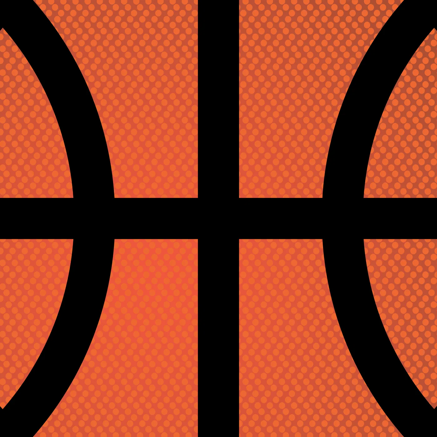 Basketball Neoprene Mahjong Mat - Option to Customize