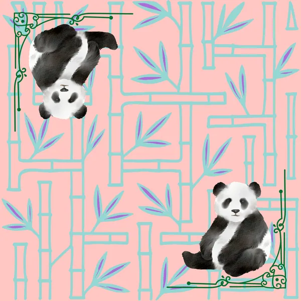 Talulah Panda Neoprene Mahjong Mat